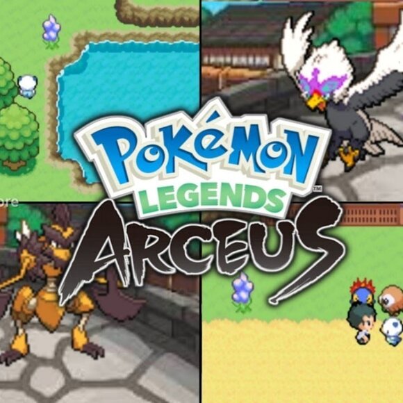 Pokemon Arceus Legends GBA ROM Hack Game Custom Gameboy Advance - Picture 2 of 8